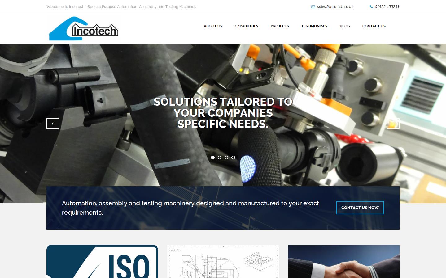 Incotech Ltd Website