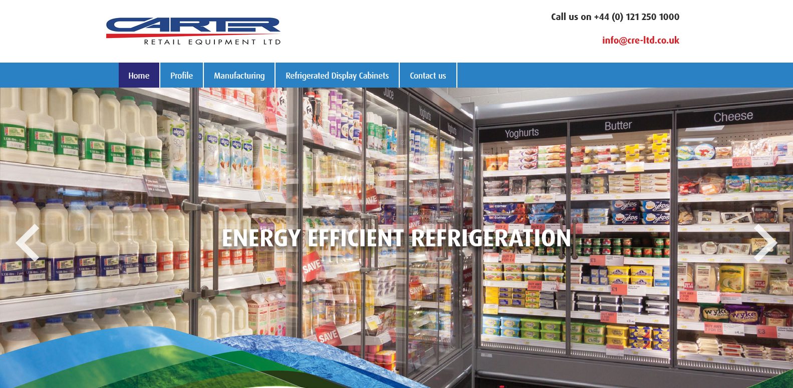 Carter Retail Equipment Ltd Website