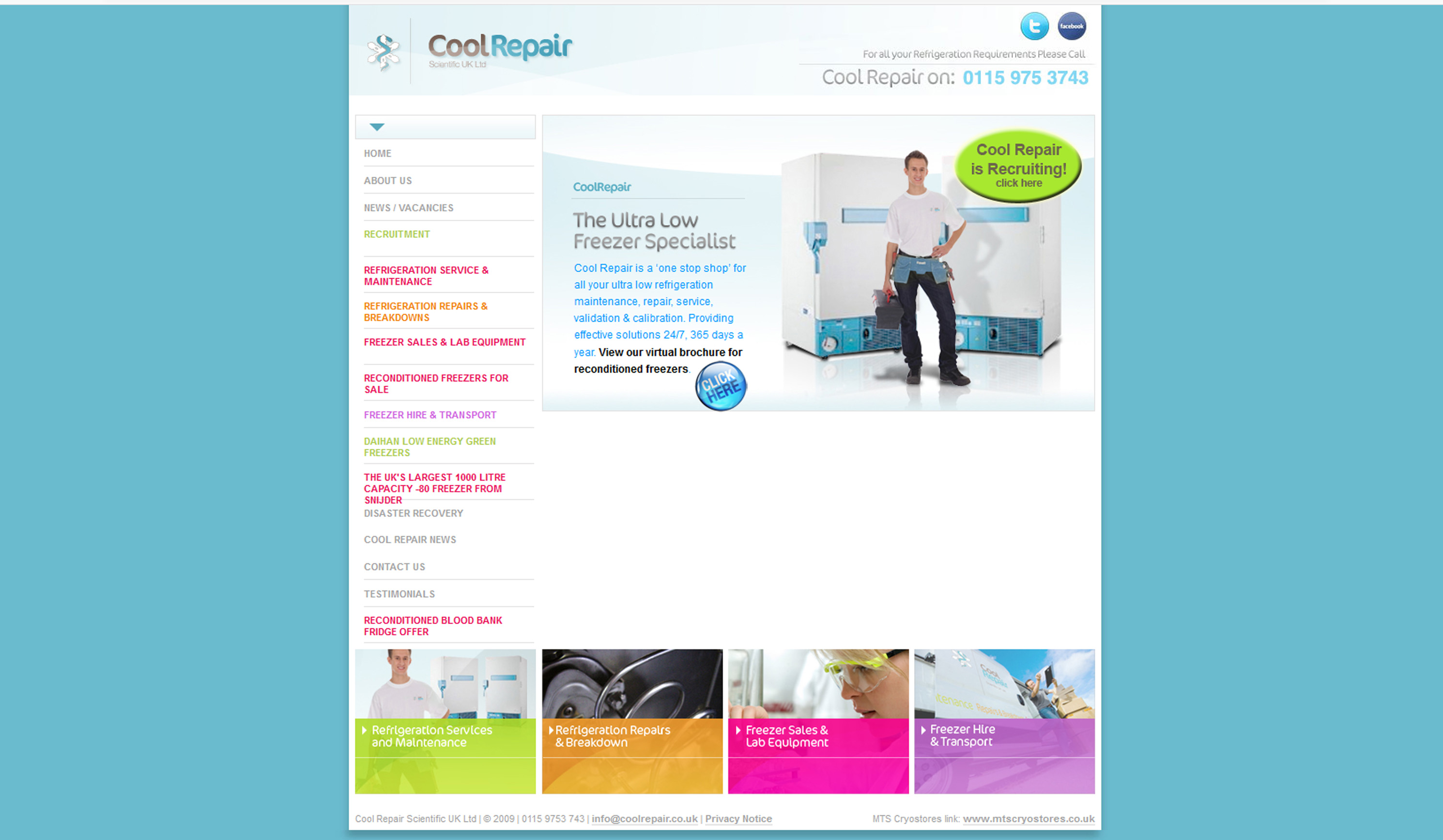 Cool Repair Scientific UK Ltd Website