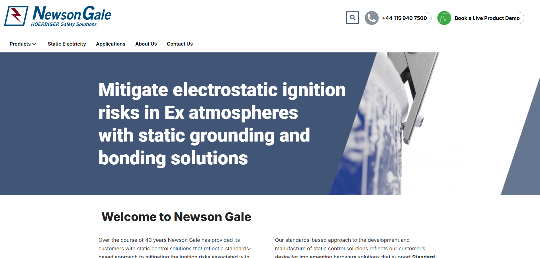 Newson Gale Ltd Website