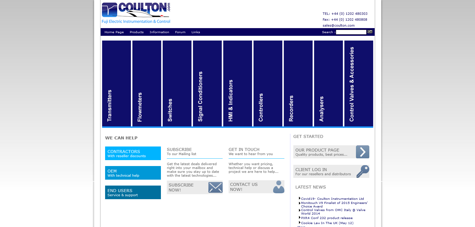 Coulton Instrumentation Website