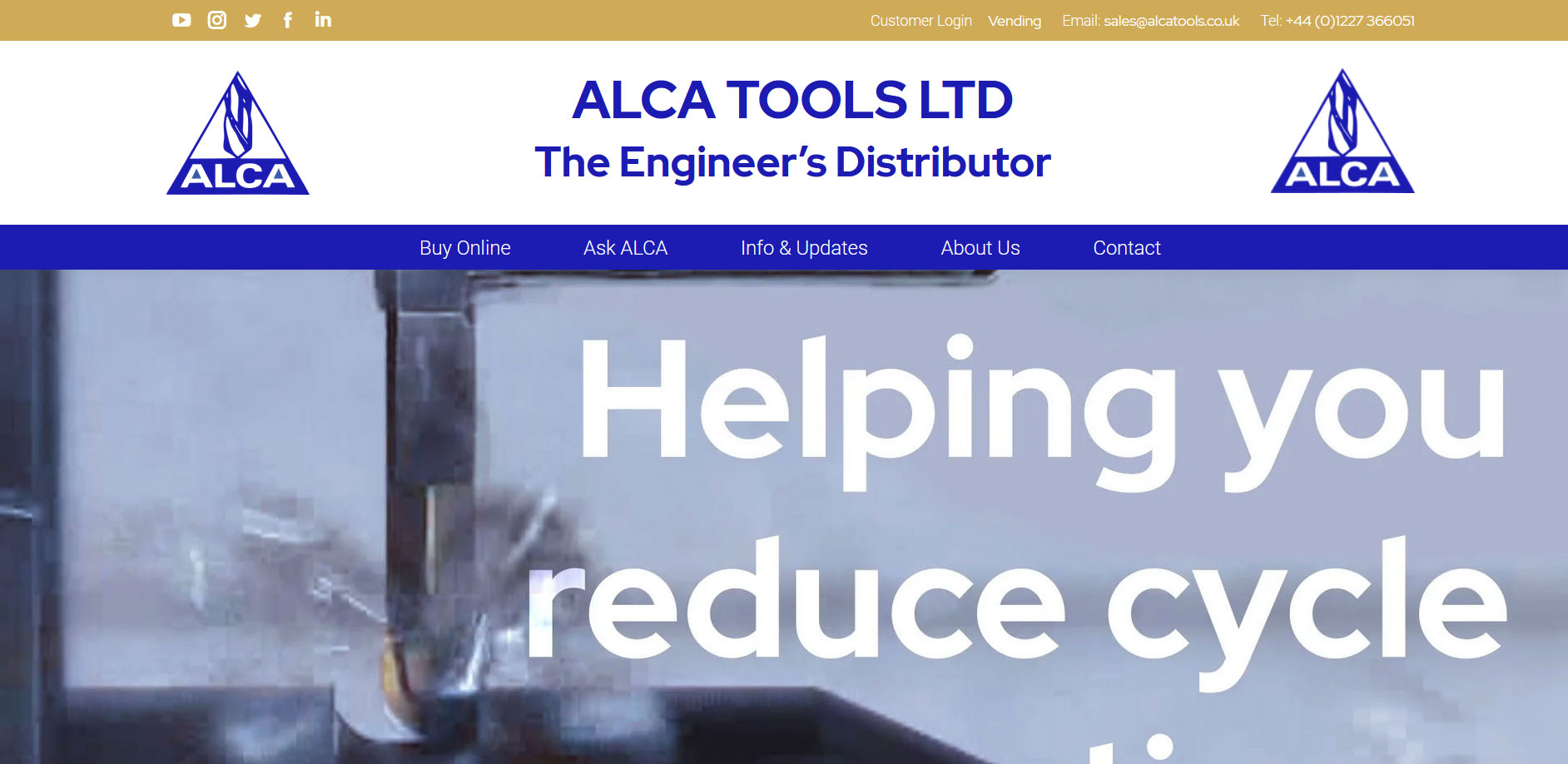 Alca Tools Ltd Website