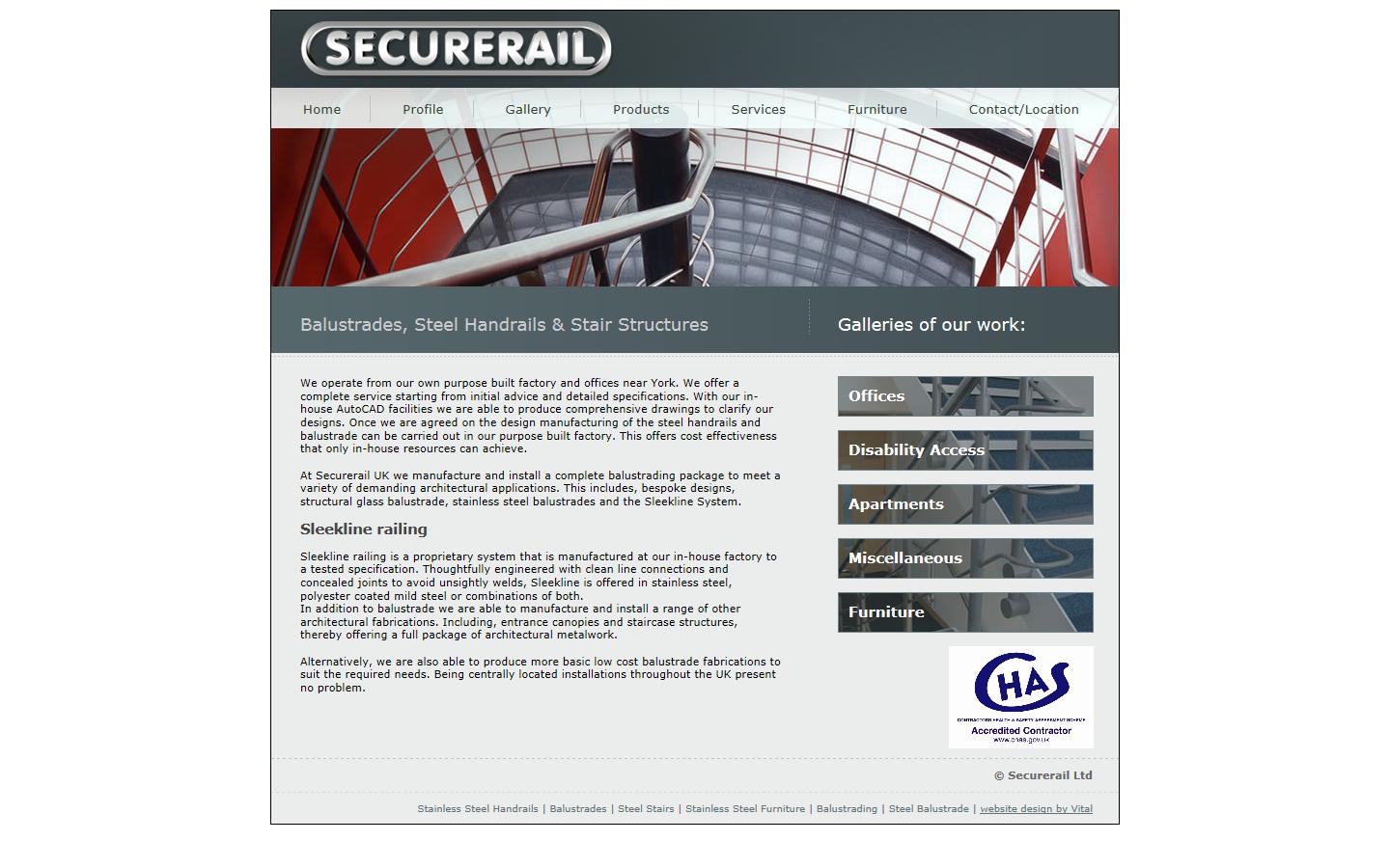 Securerail Ltd Website