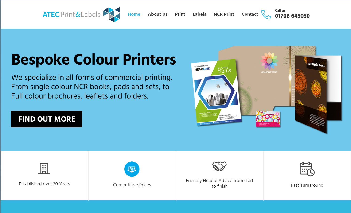 Atec Print Ltd Website