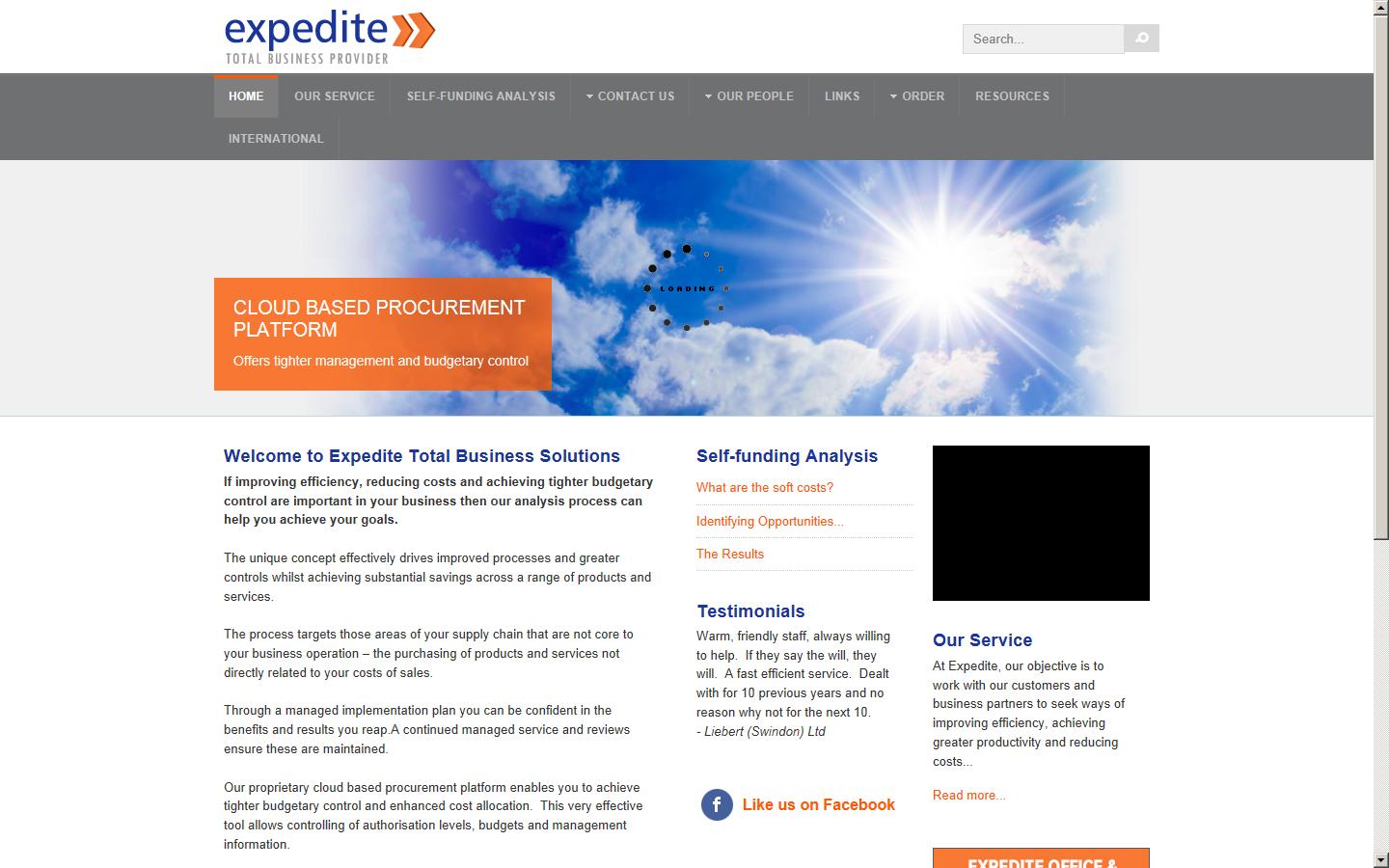 Expedite Total Office Solutions Ltd Website