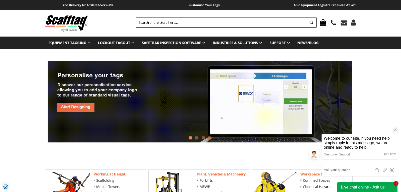 Scafftag Website