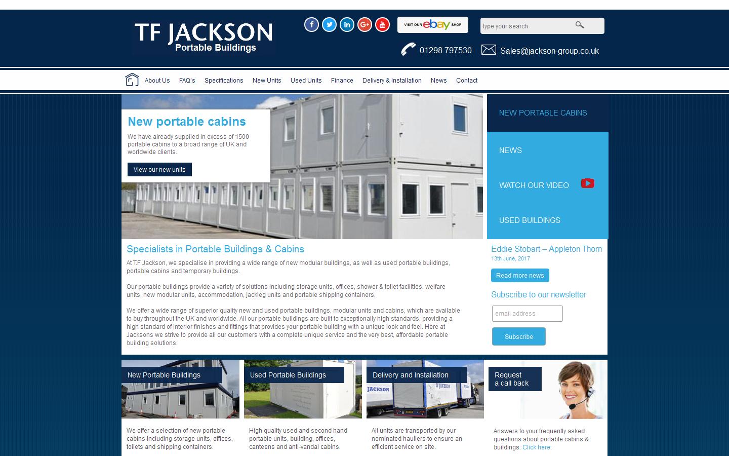 TF Jackson Accommodation Website