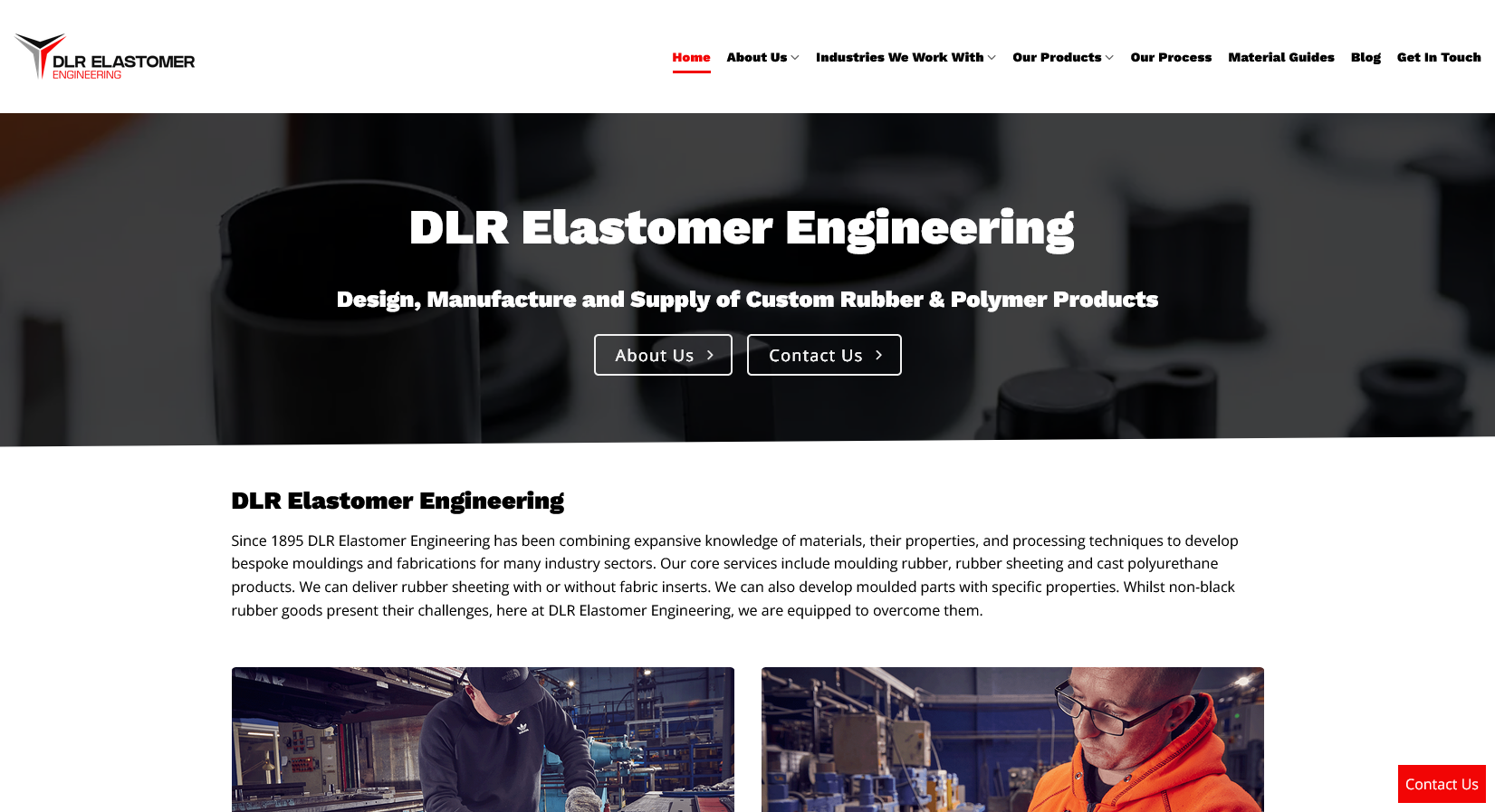 DLR Elastomer Engineering Website