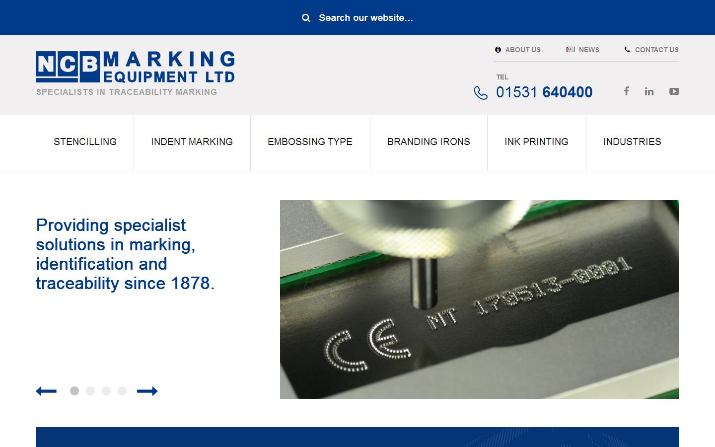 N C B Marking Equipment Ltd Website