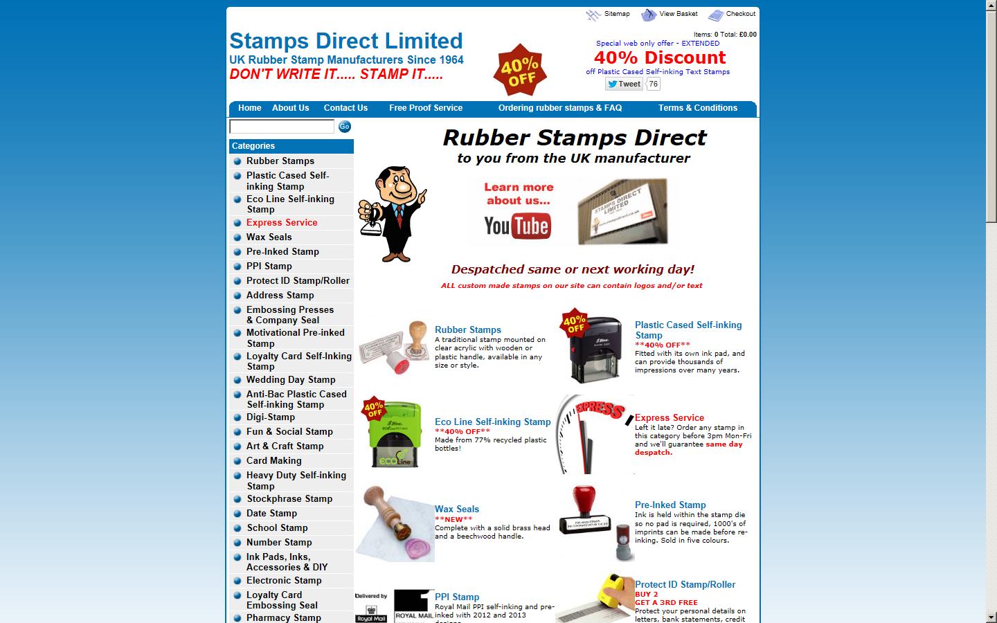 Stamps Direct Website