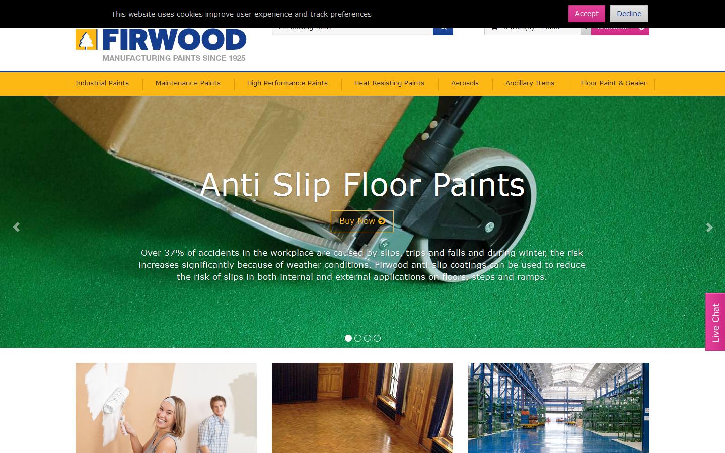 Firwood Paints Ltd Website