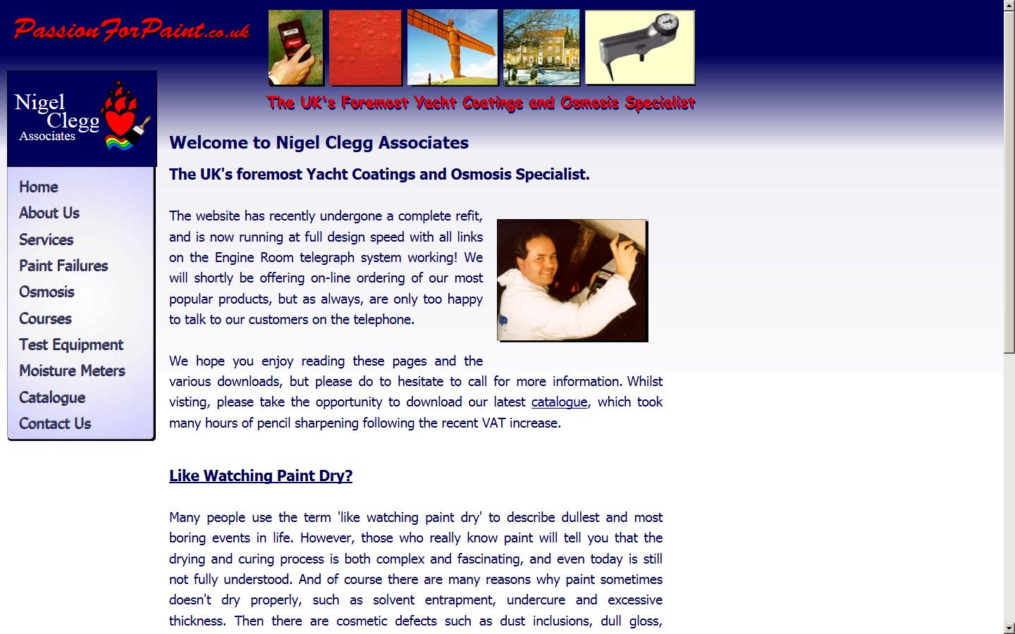 Nigel Clegg Associates Website