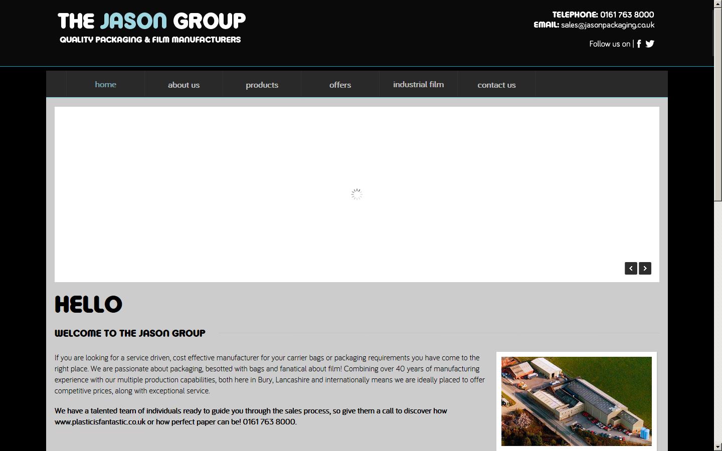 Jason Plastics Ltd Website