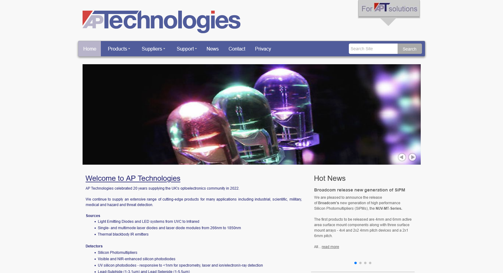 AP Technologies Ltd Website