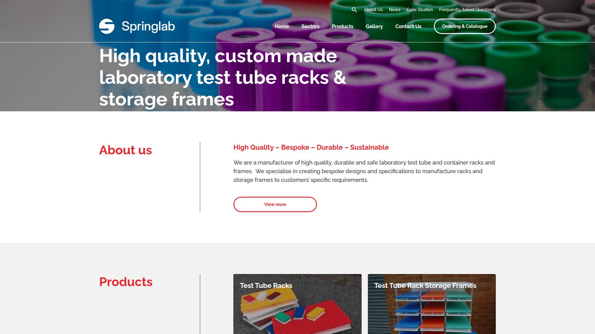 Springlab Ltd Website