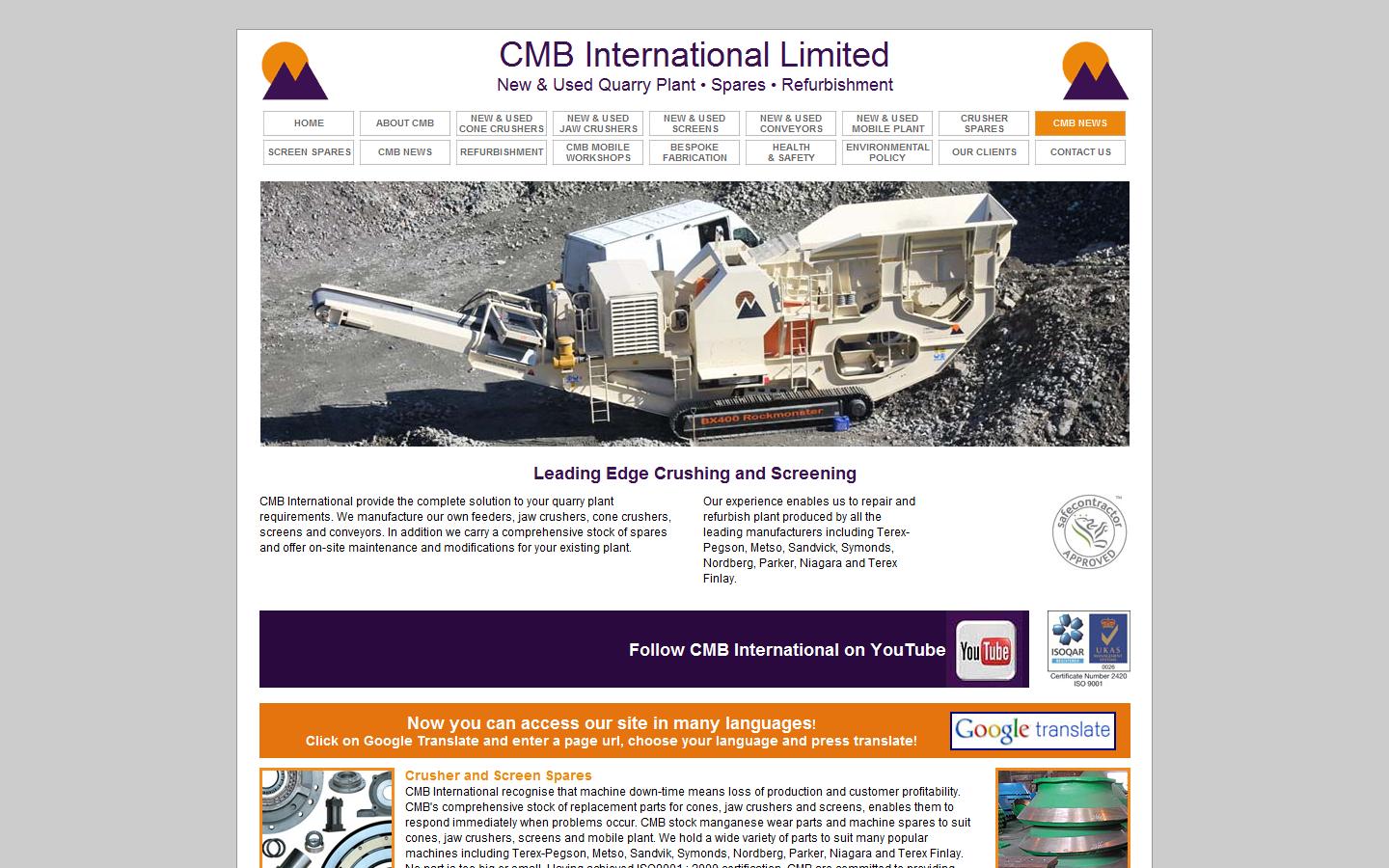 CMB International Ltd Website