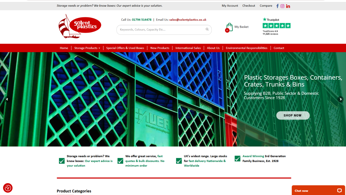 Solent Plastics Website