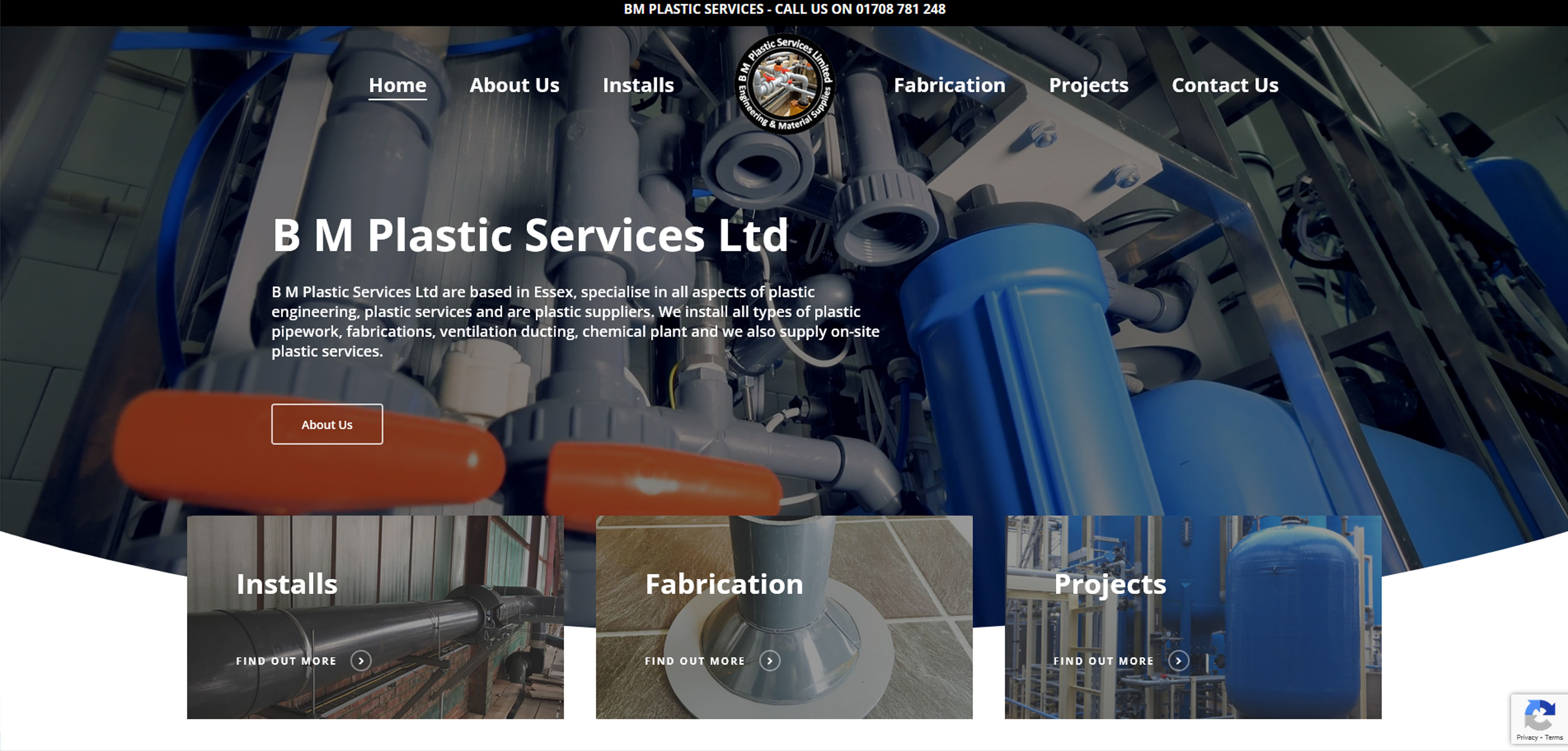 B M Plastic Services Ltd Website