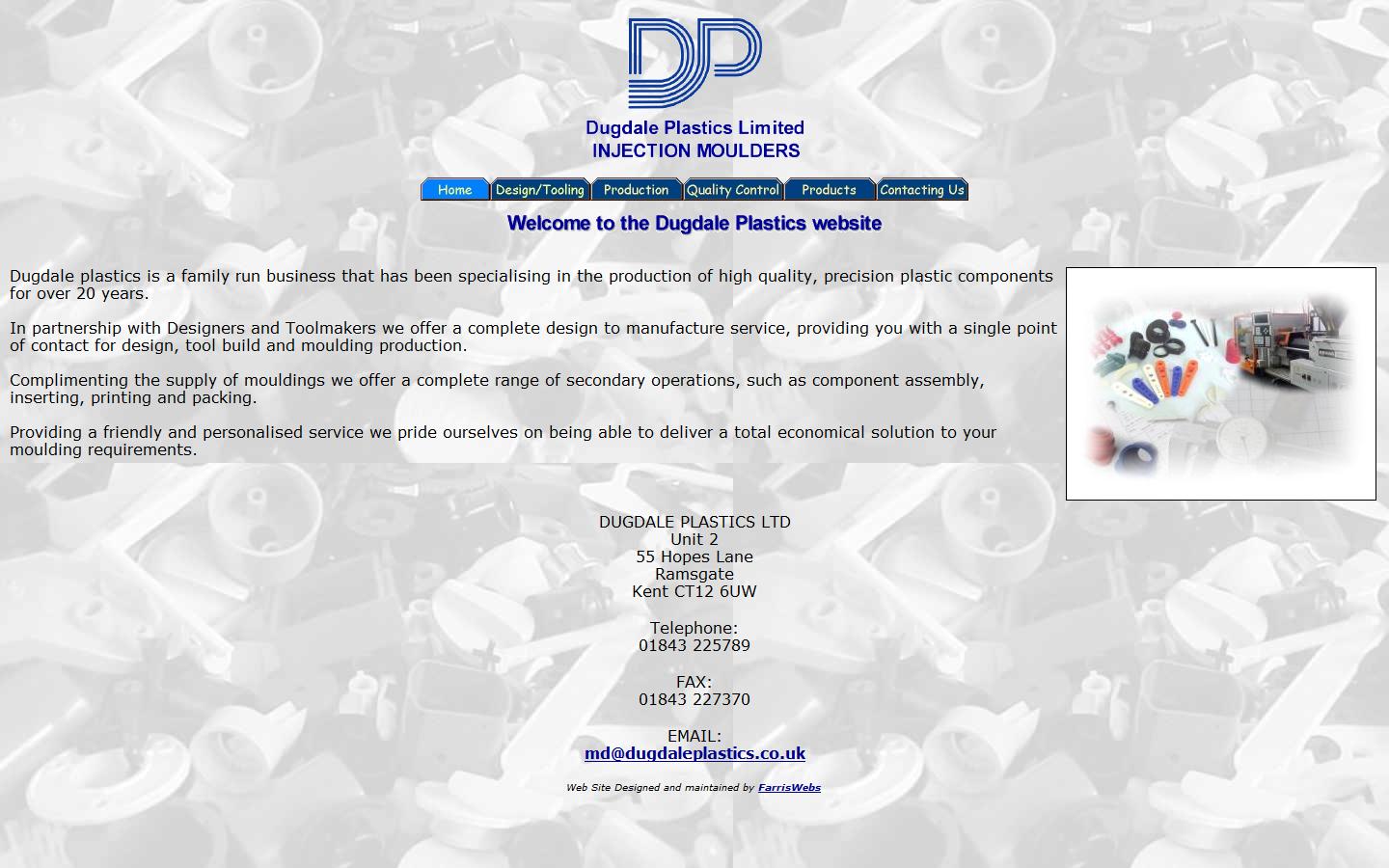 Dugdale Plastics Ltd Website