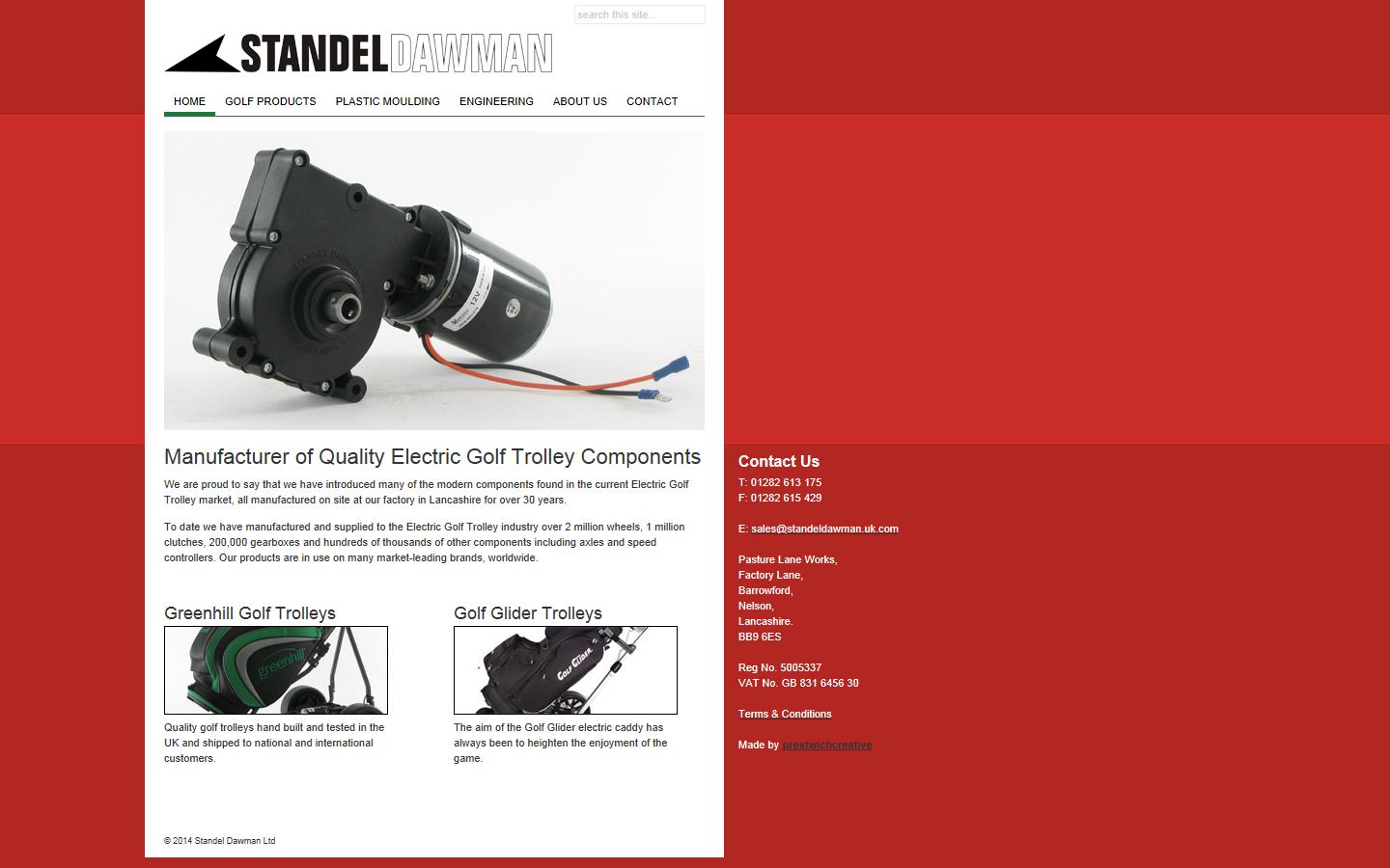 Standel Dawman Ltd Website