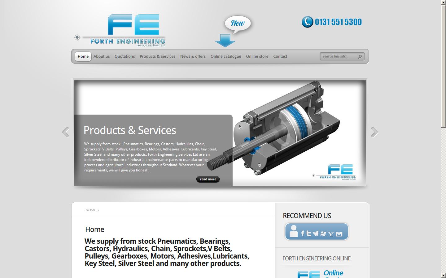 Forth Engineering Services Ltd Website