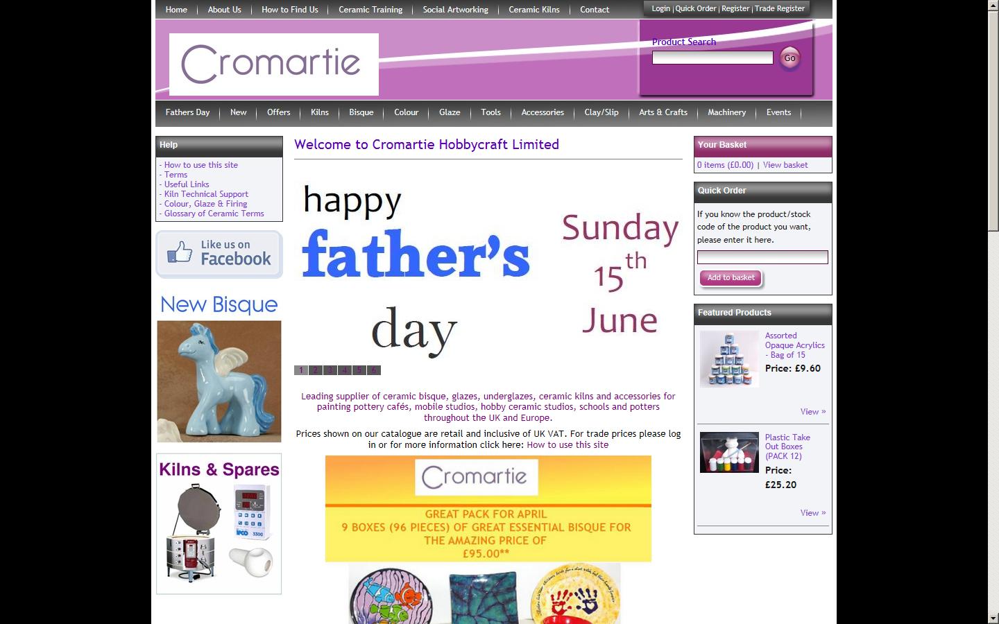 Cromartie Hobbycraft Ltd Website