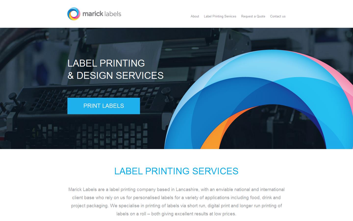 Marick Labels Ltd Website