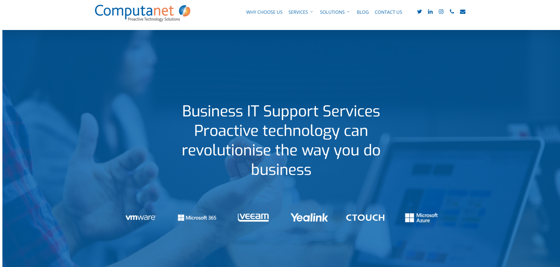 Computanet Solutions Ltd Website