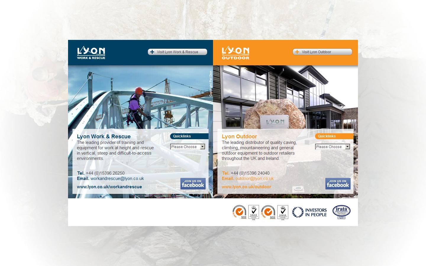 Lyon Equipment Ltd Website