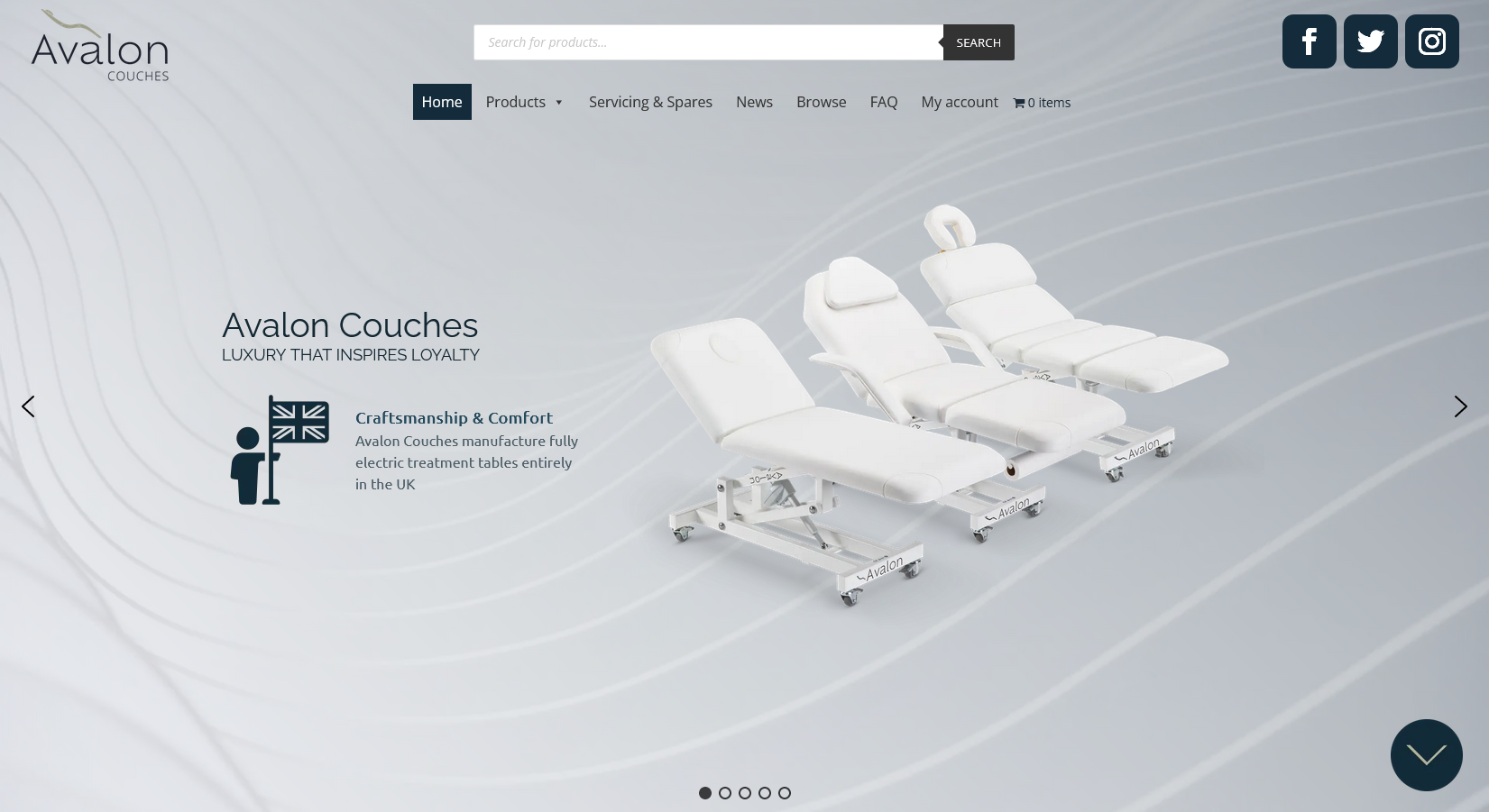 Avalon Couches Website