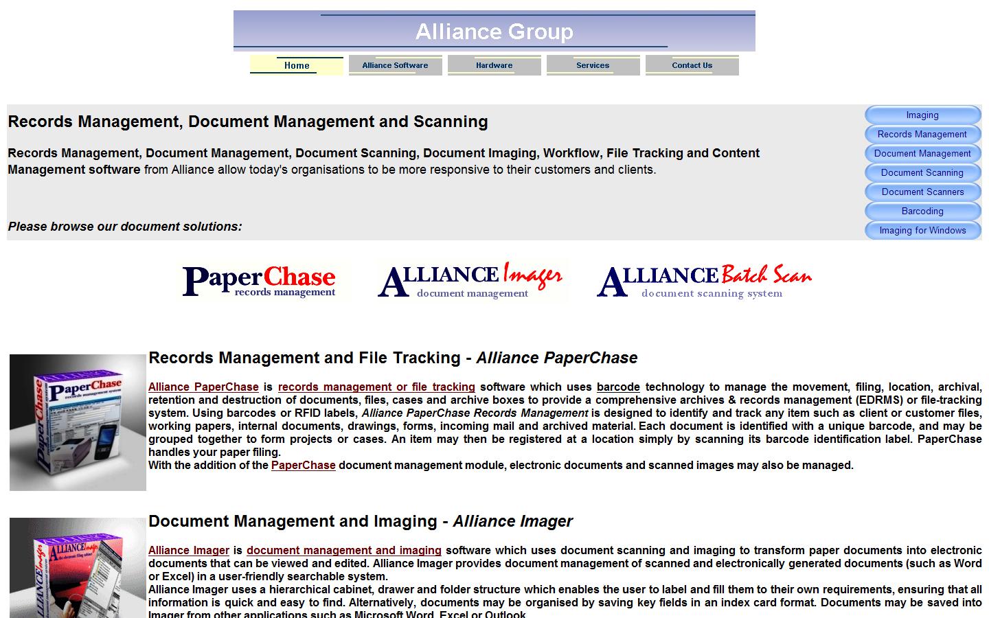 Alliance Business Computers Ltd Website