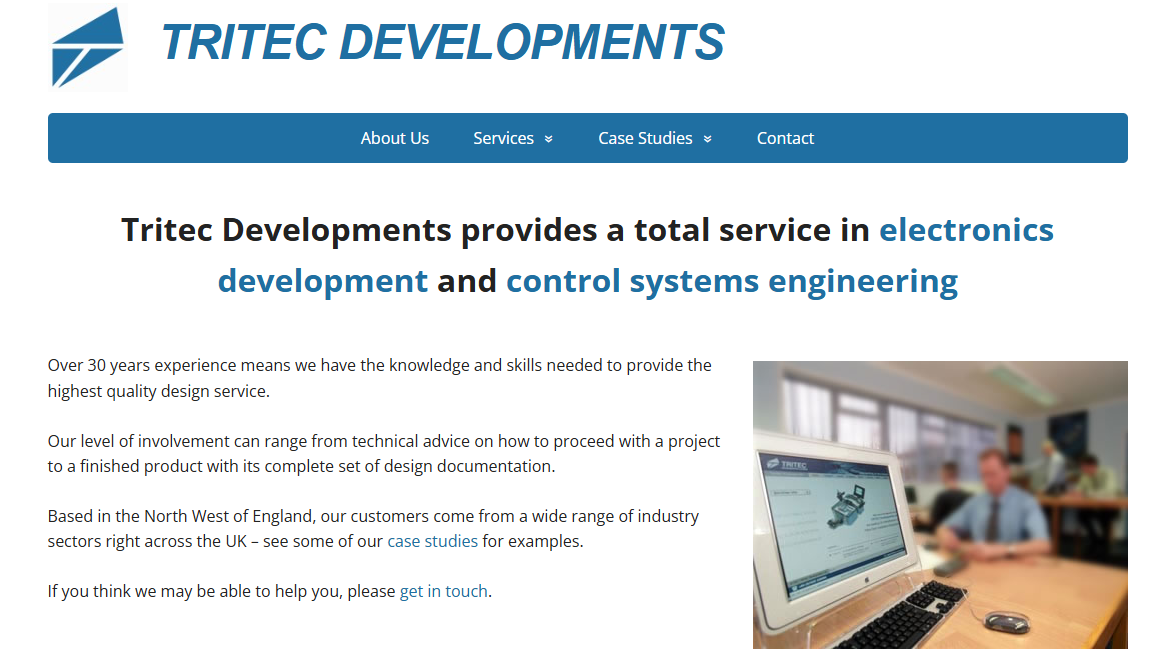 TRITEC Developments Ltd Website