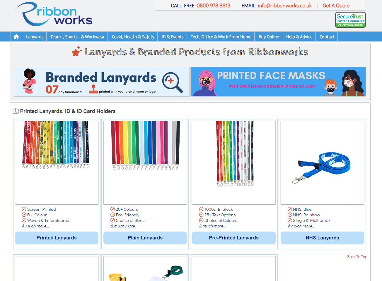 Ribbonworks Ltd Website