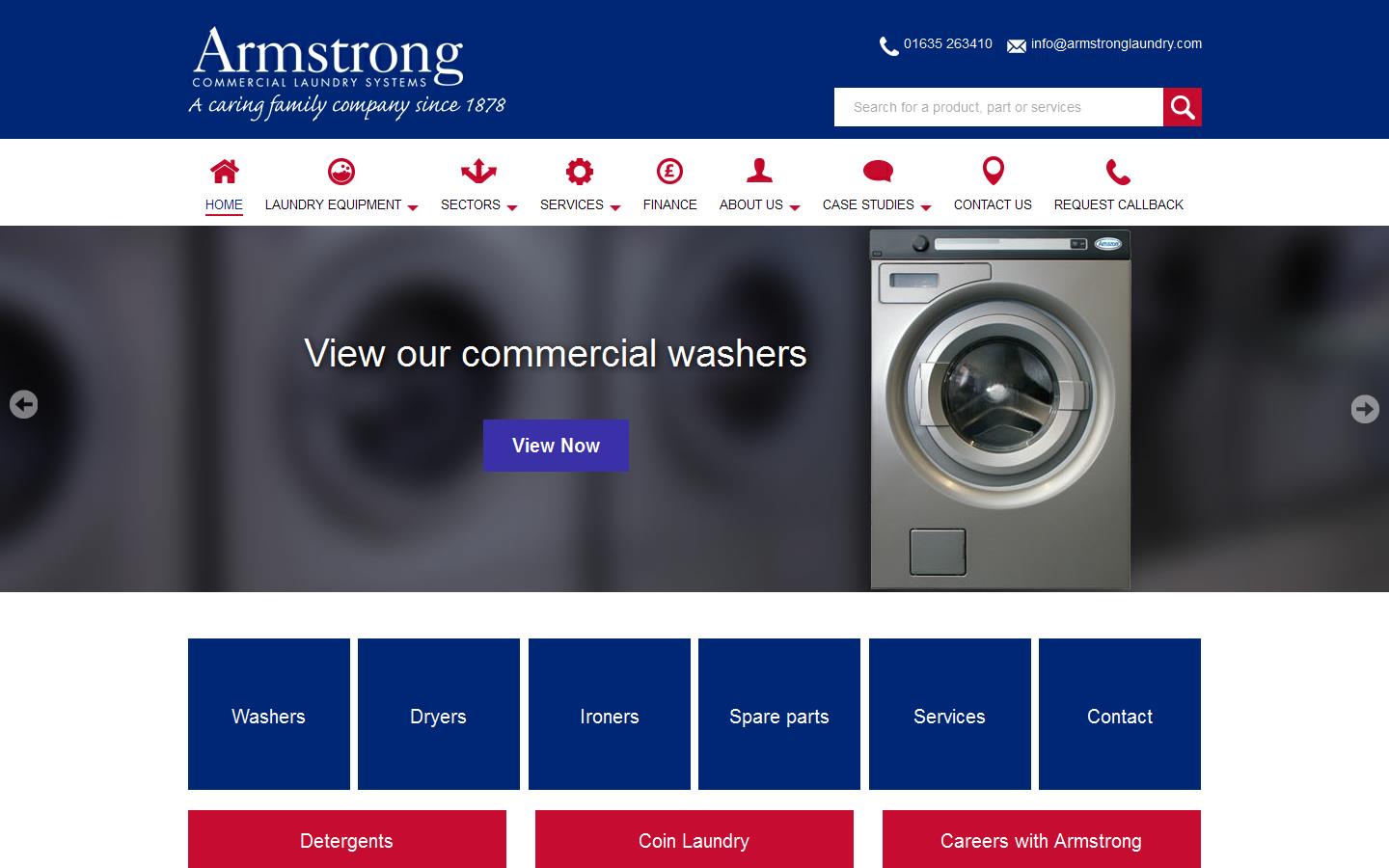 Armstrong Laundry Website