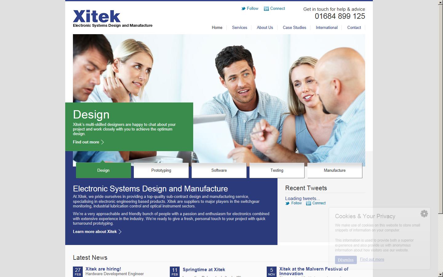 Xitek Ltd Website