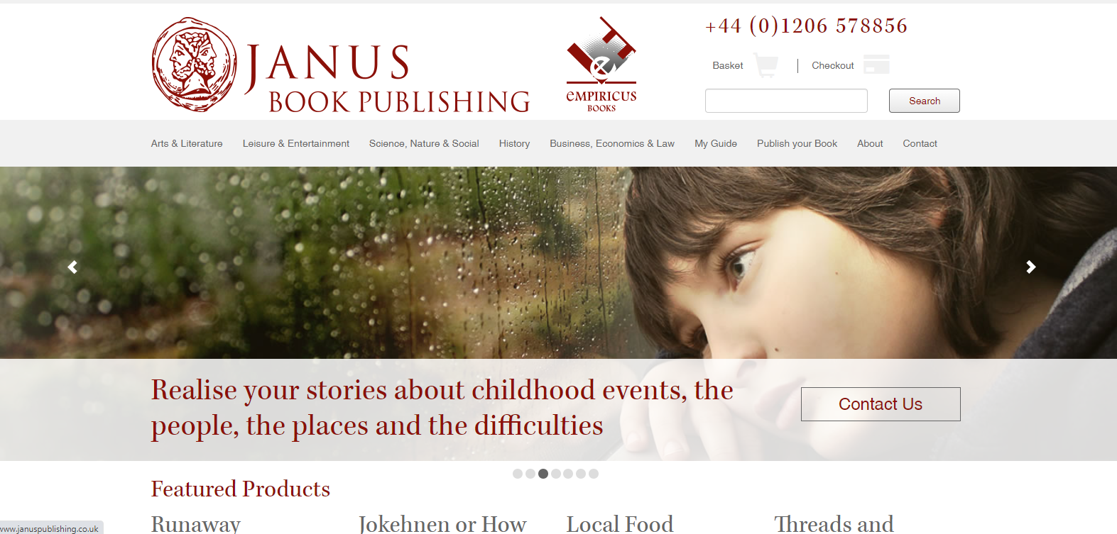 Janus Publishing Website