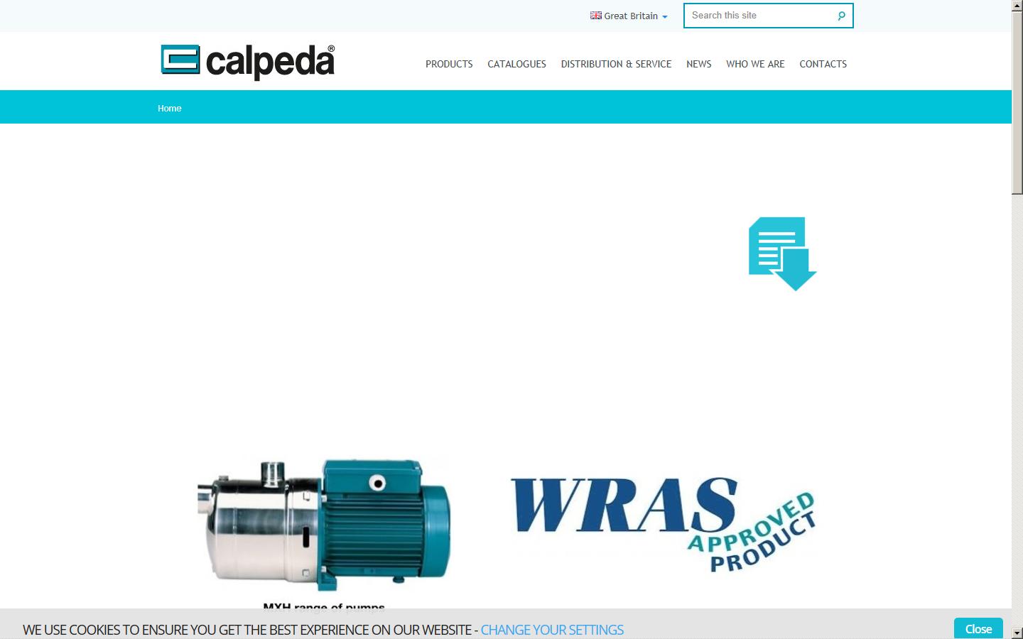 Calpeda Website