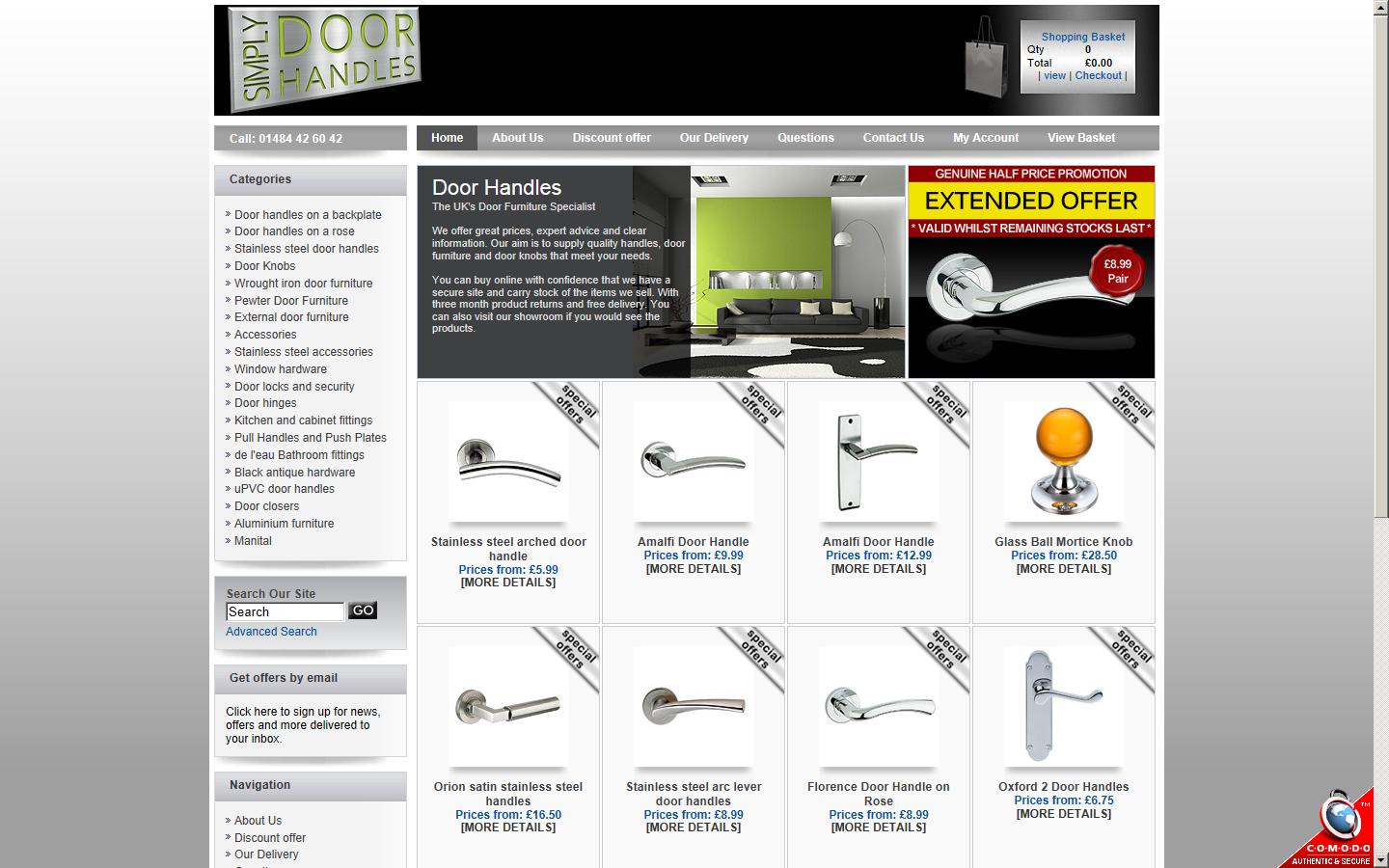 Simply Door Handles Website