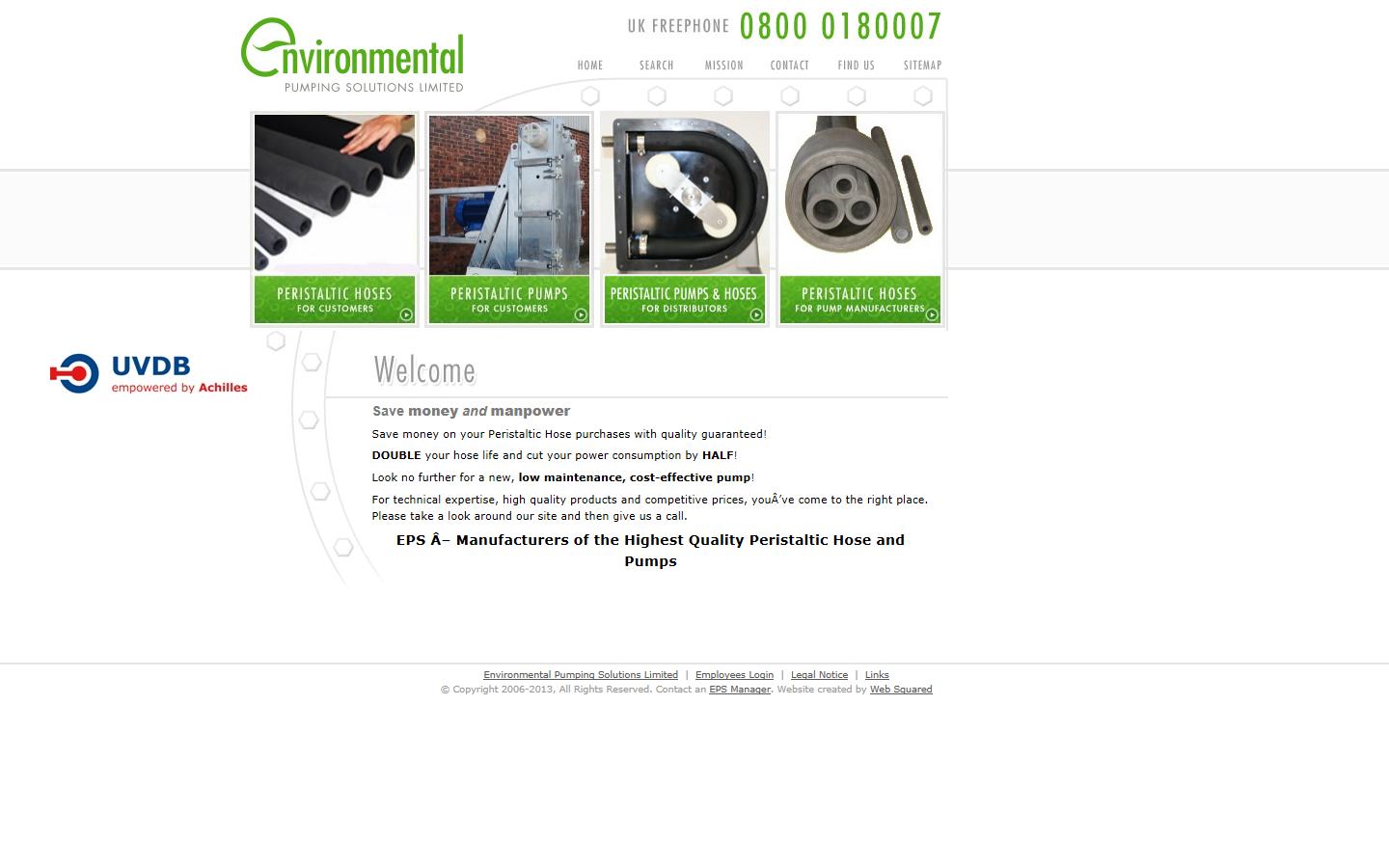 Environmental Pumping Solutions Website