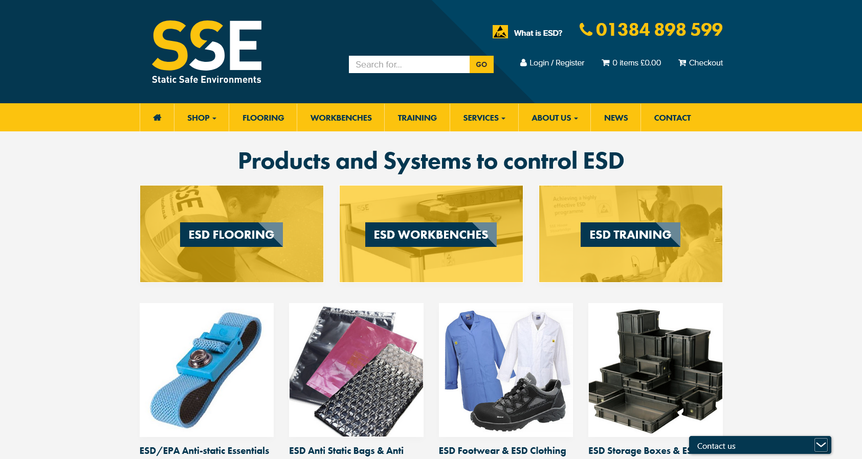 Static Safe Environments Ltd Website