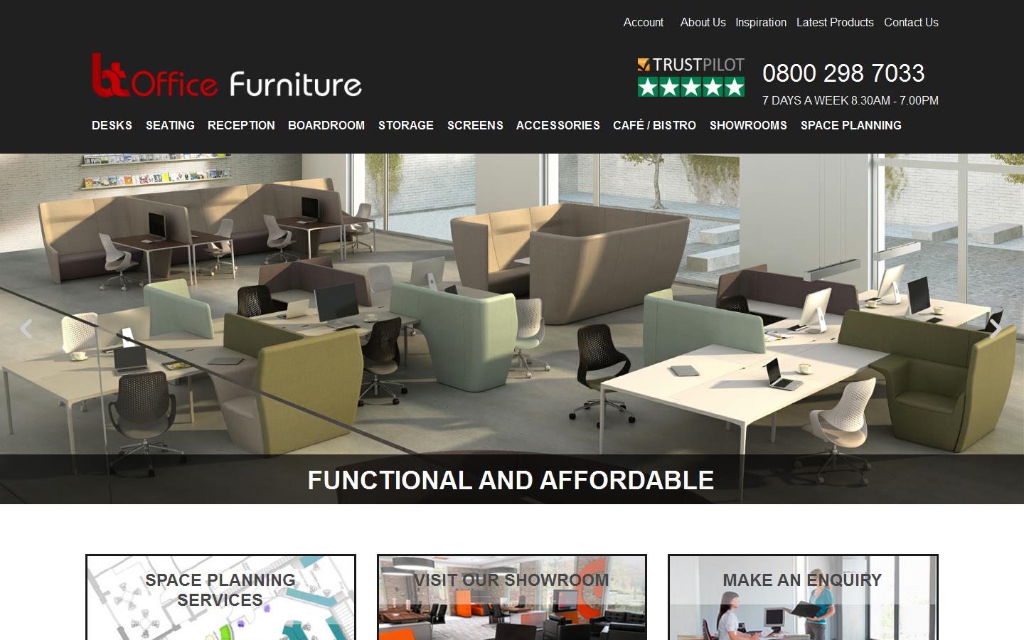 BT Office Furniture Website