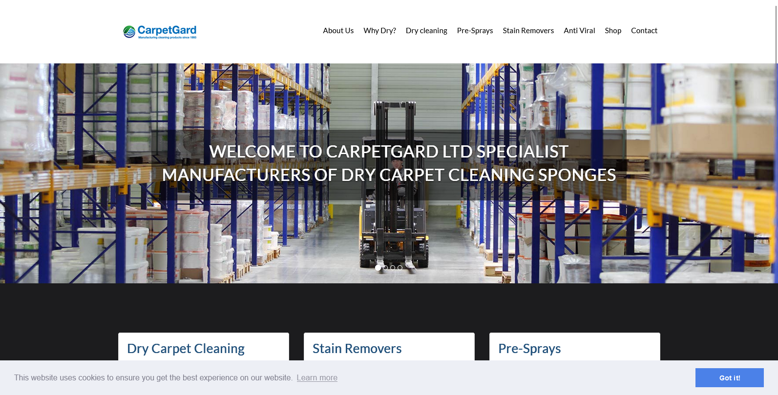 CarpetGard Ltd Website