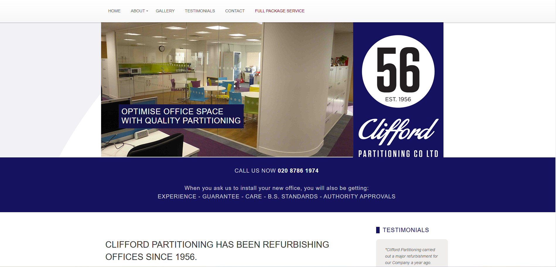 Clifford Partitioning Website