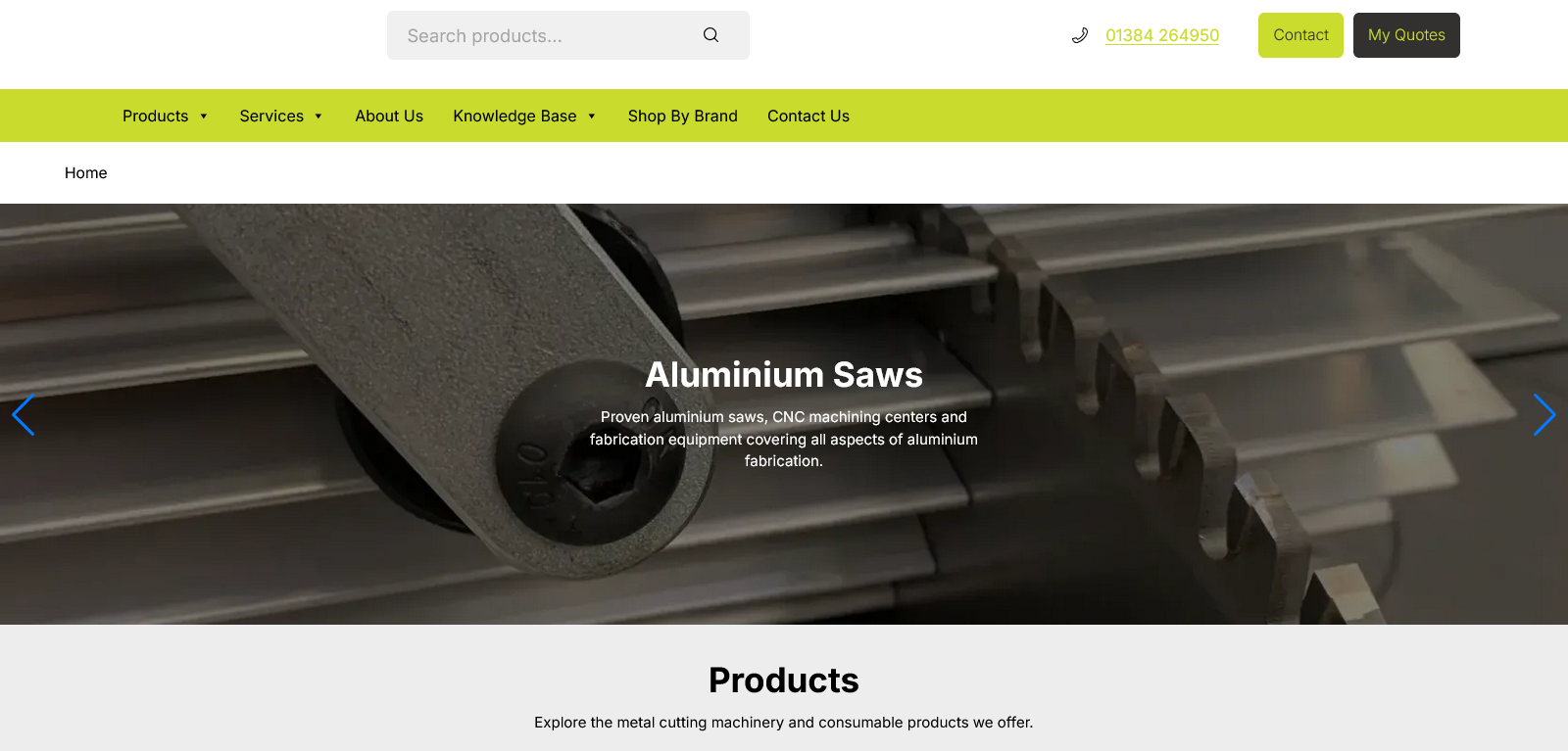 Addison Saws Ltd Website