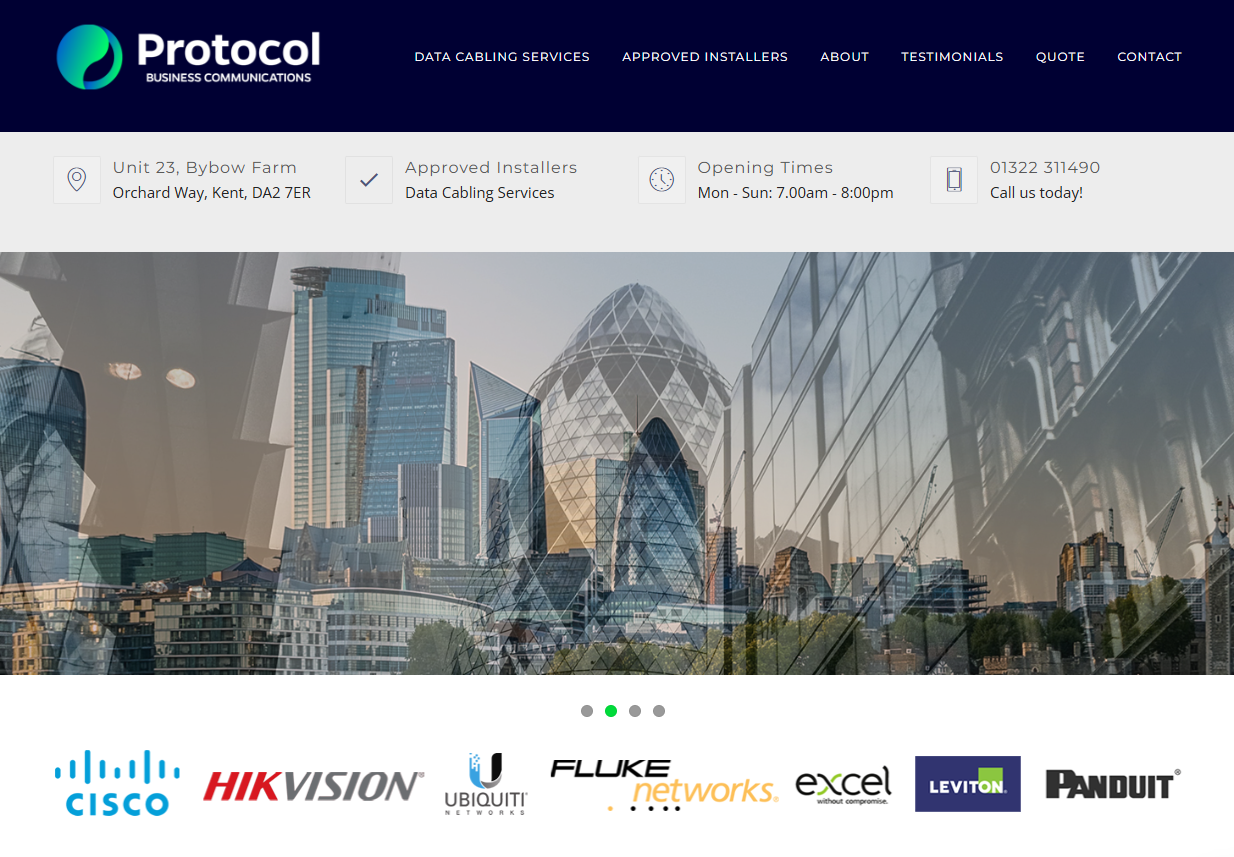 Protocol Business Communications Ltd Website