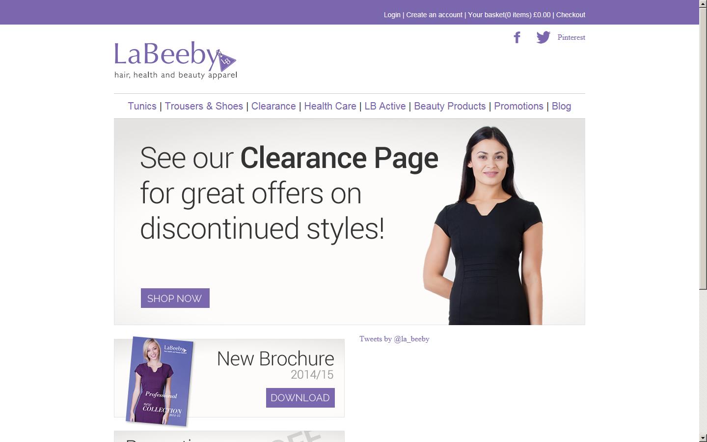 La Beeby Website