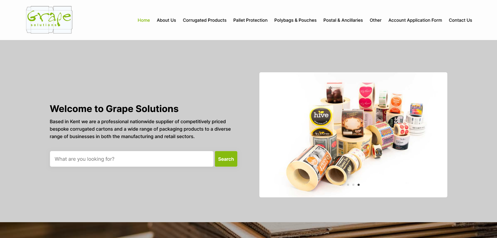 Grape Solutions Ltd Website