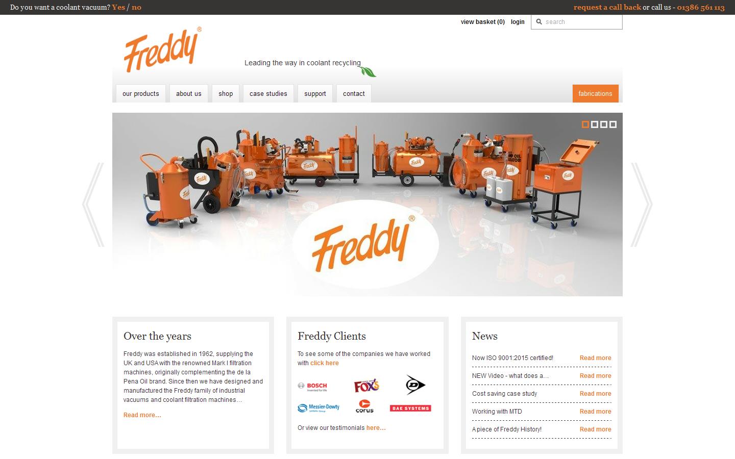 Freddy Products Ltd Website