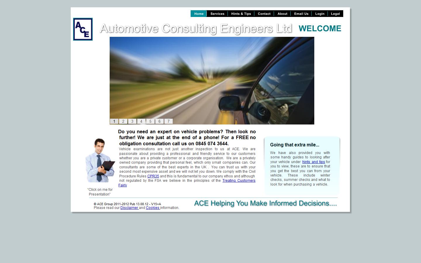 A C E Assessors Ltd Website