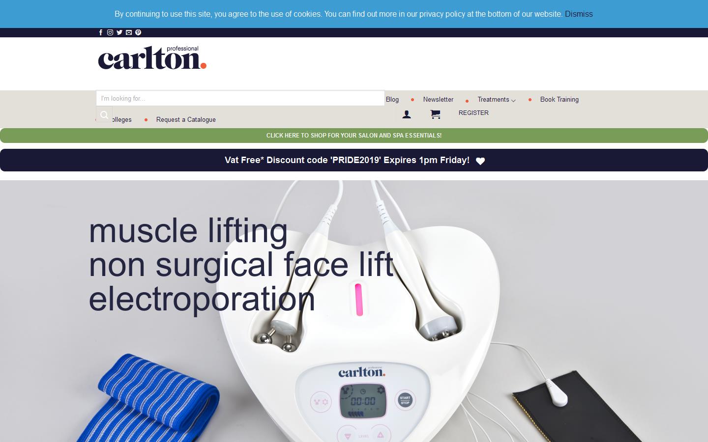 Carlton Professional Website